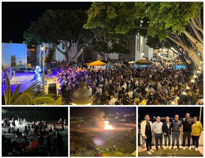 Telde se rinde a la magia de la Noche de San Juan/TA.